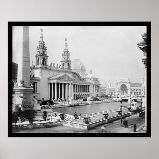 Worlds Columbian Expo in 1893 Poster (Voorkant)