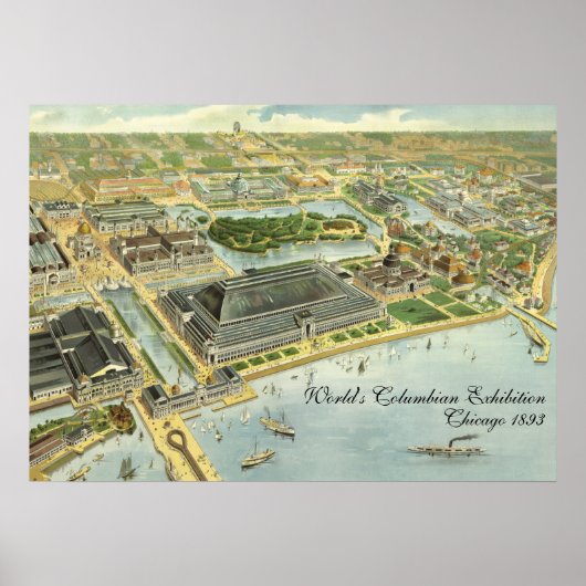 World's Columbian Exposition, Chicago, 1893 Poster (Voorkant)