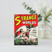 WORLDS Cool  Comic Book Hoesje Briefkaart (Staand voorkant)