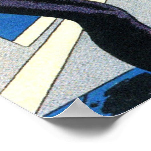 WORLDS Cool  Comic Book Hoesje Poster (Hoek)