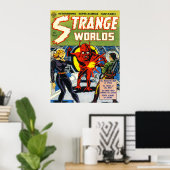 WORLDS Cool  Comic Book Hoesje Poster (Thuiskantoor)