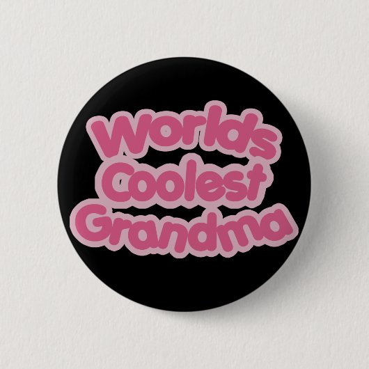 Worlds Coolest Grandma Ronde Button 5,7 Cm (Voorkant)