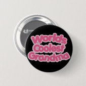 Worlds Coolest Grandma Ronde Button 5,7 Cm (Voorkant /achterkant)