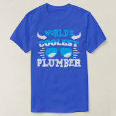 Worlds Coolest Plumber T-shirt (Design voorkant)