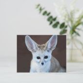 Worlds Cutest Fennec Fox Briefkaart (Staand voorkant)