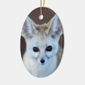 Worlds Cutest Fennec Fox Keramisch Ornament (Links)