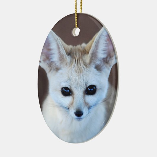 Worlds Cutest Fennec Fox Keramisch Ornament (Links)