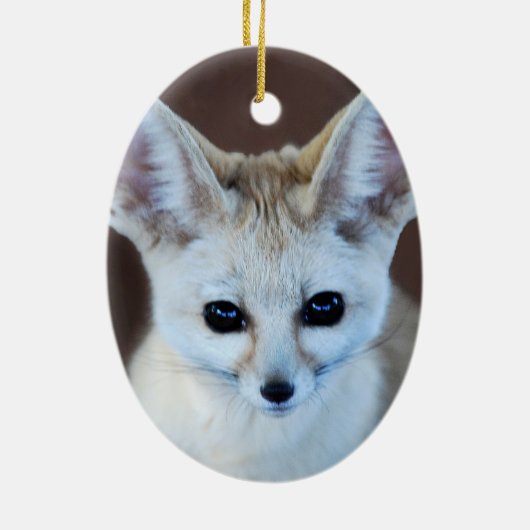 Worlds Cutest Fennec Fox Keramisch Ornament (Achterkant)