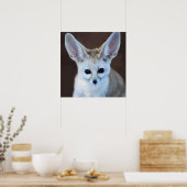Worlds Cutest Fennec Fox Poster (Keuken)