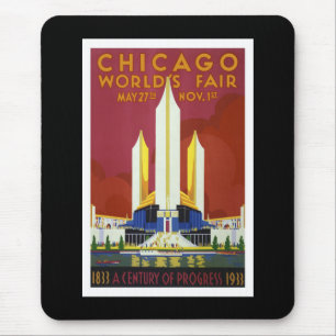 "World's Fair, Chicago, 1933" Vintage Muismat