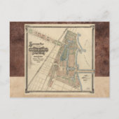 World's Fair Chicago Souvenir Map, 1893 Briefkaart (Voorkant)