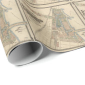  World's Fair Chicago Souvenir Map, 1893 Cadeaupapier (Rol Hoek)