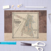 World's Fair Chicago Souvenir Map, 1893-decoupage Tissuepapier (Craft)