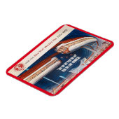 World's Fair Monorail, New York 1964  Postc Magneet (Linkerzijde)