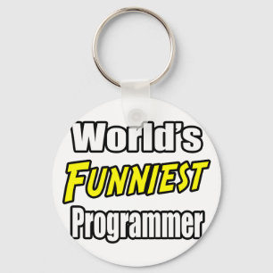 World's Funniest Programmer Sleutelhanger