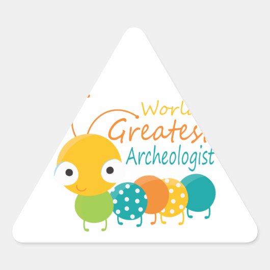World's Greatest Archaeologist Sticker (Voorkant)