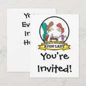 WORLDS GREATEST AVON LADY VROUWEN CARTOON KAART (Voorkant / Achterkant)