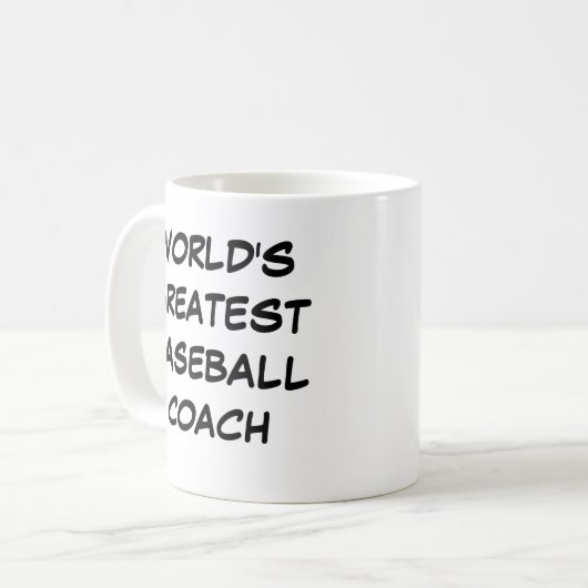 'World's Greatest Baseball Coach'-Mok Koffiemok (Voorkant links)