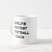 'World's Greatest Basketball Coach'-Mok Koffiemok (Voorkant links)