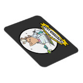 WORLDS GREATEST CAFETERIA LADY CARTOON MAGNEET (Rechterzijde)