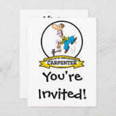 WORLDS GREATEST CARPENTER II MANNEN CARTOON KAART (Voorkant / Achterkant)