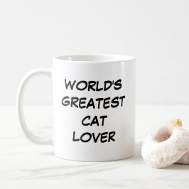 'World's Greatest Cat Lover'-Mok Koffiemok