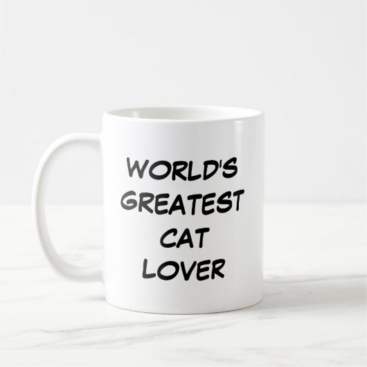 'World's Greatest Cat Lover'-Mok Koffiemok (Links)