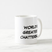 'World's Greatest Chatterbox'-Mok Koffiemok (Voorkant rechts)