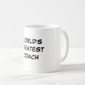 'World's Greatest Coach'-Mok Koffiemok (Voorkant rechts)