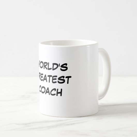 'World's Greatest Coach'-Mok Koffiemok (Voorkant rechts)