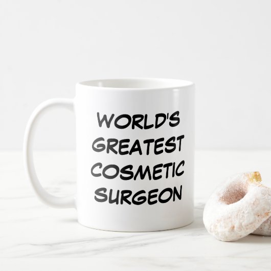 'World's Greatest Cosmetic Surgeon'-Mok Koffiemok (Met donut)