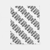 World's Greatest Court Reporter Fleece Deken (Voorkant)