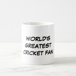 'World's Greatest Cricket Fan'-Mok Koffiemok
