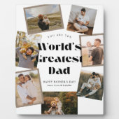 World's Greatest Dad 7 Foto Collage Fotoplaat (Voorkant)