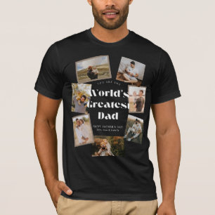 World's Greatest Dad 7 Fotocollage T-shirt