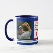 World's Greatest Dad voeg 2 foto's blauw mok toe (Links)