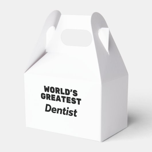 World's Greatest Dentist Bedankdoosjes (Voorkant Zijde)