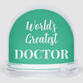 Worlds Greatest Doctor Fun Medical Sneeuwbol (Achterkant)