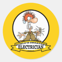 WORLDS GREATEST ELEKTRICIAN MAN CARTOON