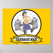 WORLDS GREATEST GARBAGE MAN CARTOON POSTER (Voorkant)