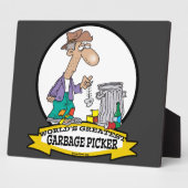 WORLDS GREATEST GARBAGE PICKER CARTOON FOTOPLAAT (Zijkant)