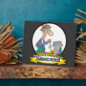 WORLDS GREATEST GARBAGE PICKER CARTOON FOTOPLAAT (Zijkant)