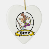 WORLDS GREATEST GIMP VROUWEN CARTOON KERAMISCH ORNAMENT (Rechts)