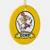 WORLDS GREATEST GIMP VROUWEN CARTOON KERAMISCH ORNAMENT (Rechts)