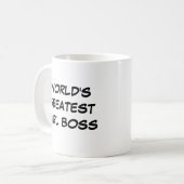 'World's Greatest Girl Boss' Koffiemok (Voorkant links)