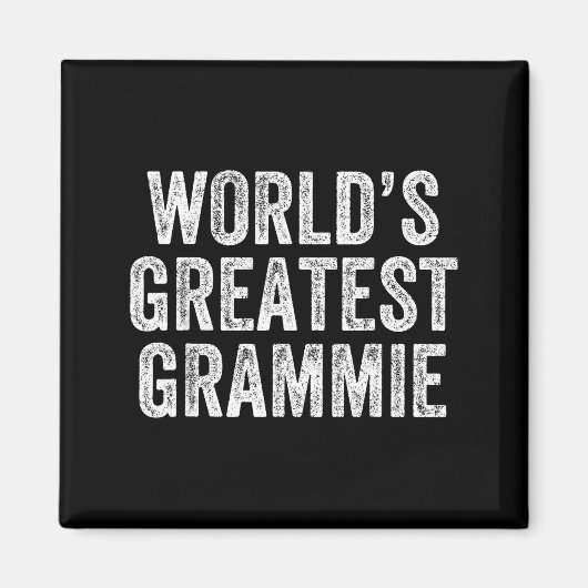World's Greatest Grammie Funny Grandma Joke Mother Magneet (Voorkant)