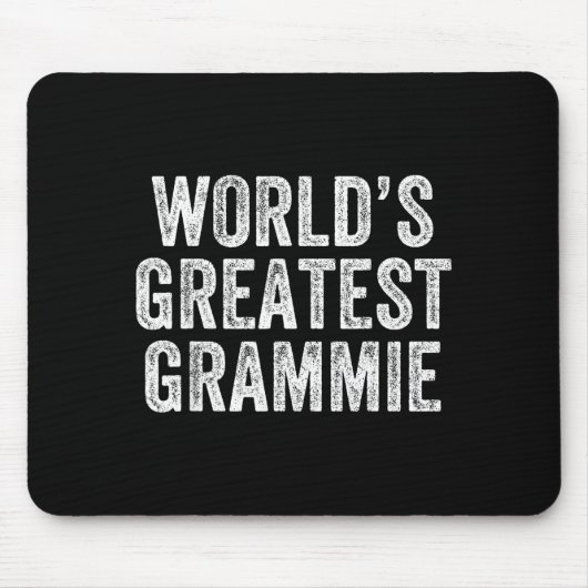 World's Greatest Grammie Funny Grandma Joke Mother Muismat (Voorkant)