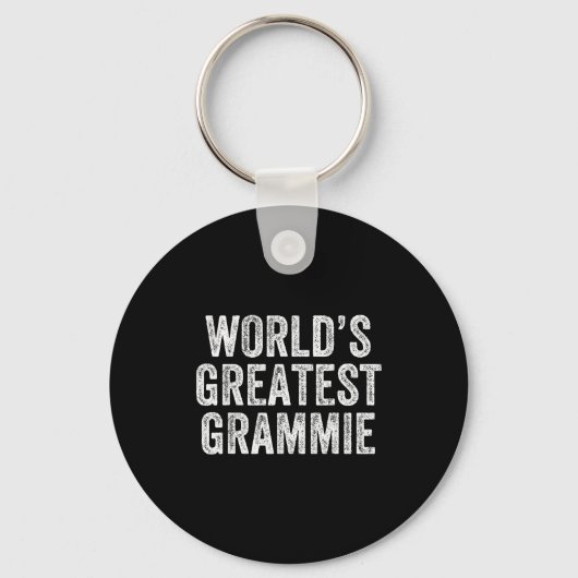 World's Greatest Grammie Funny Grandma Joke Mother Sleutelhanger (Voorkant)
