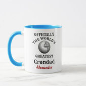 Worlds Greatest Grandad Toevoegen aan Jouw naam Gr Mok (Links)