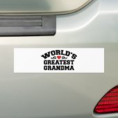 World's Greatest Grandma Bumpersticker (Op auto)